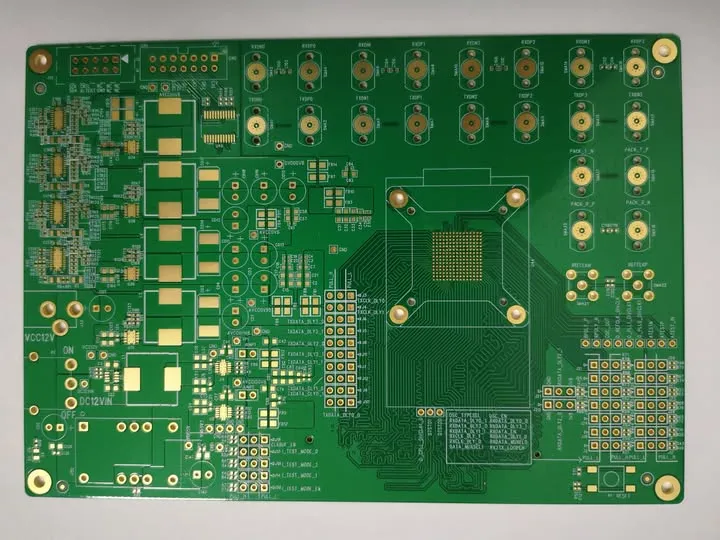 10 kihti PCB koos BackDrilliga ja läbi padja